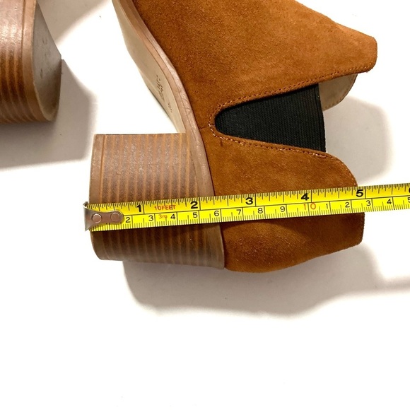 ZARA Basic Collection Brown Slip-on Suede Ankle Booties Size US 8.5 EU 39 - Picture 12 of 12